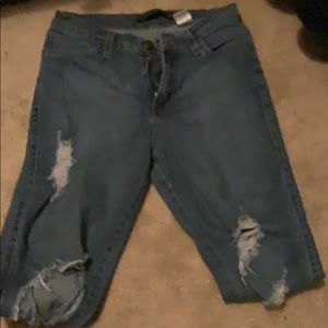Fashion Nova beach bum jeans